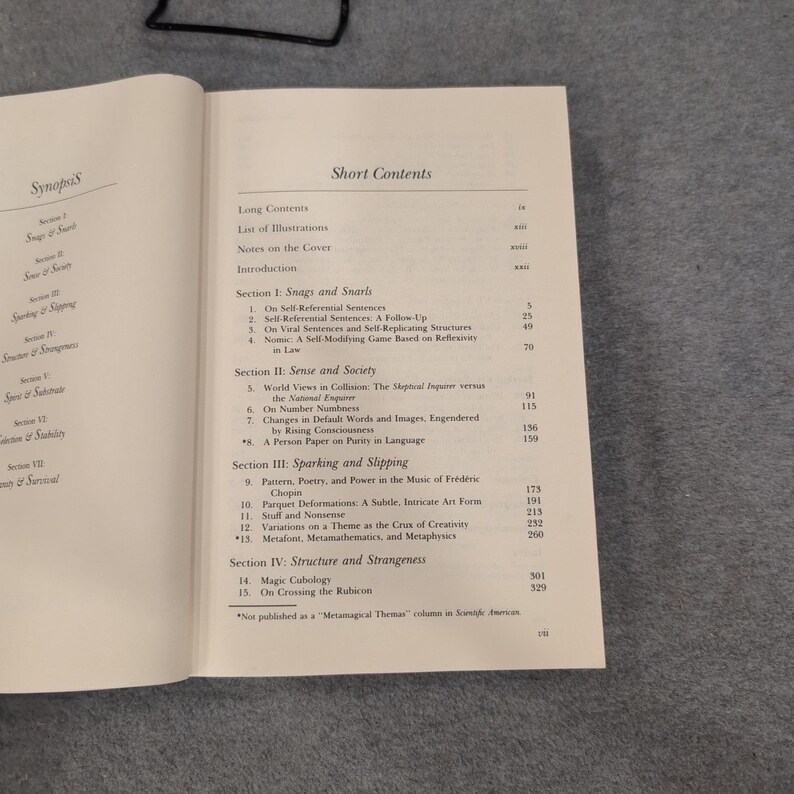 Metamagical Themas Douglas Hofstadter 1st Edition 1985 Mind and Pattern Book image 3
