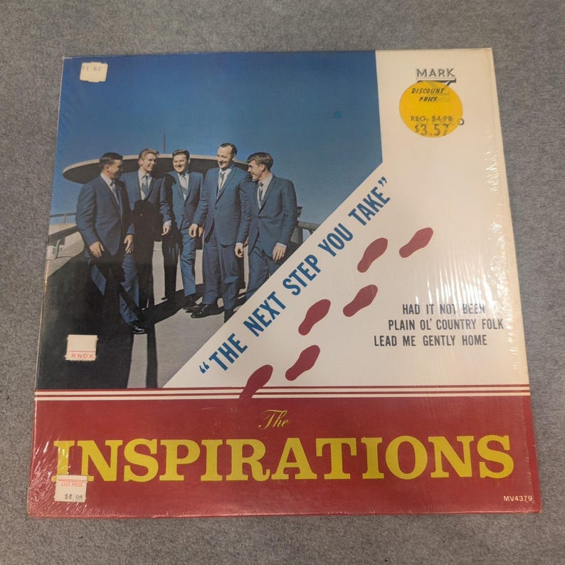 The Inspirations Vinyl LP The Next Step You Take Mark Five Studios MV4379 Gospel image 1