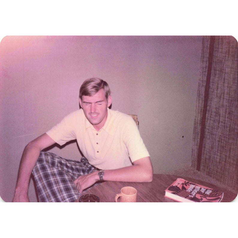 Vintage 1974 USAF Officer Home Interior Lot of 8 Photos 3.5x5 image 3
