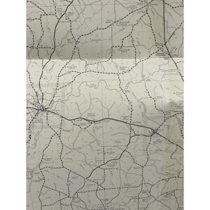 Vintage 1983 General Highway Map Coffee County Alabama 23" x 18" Enterprise Elba image 4