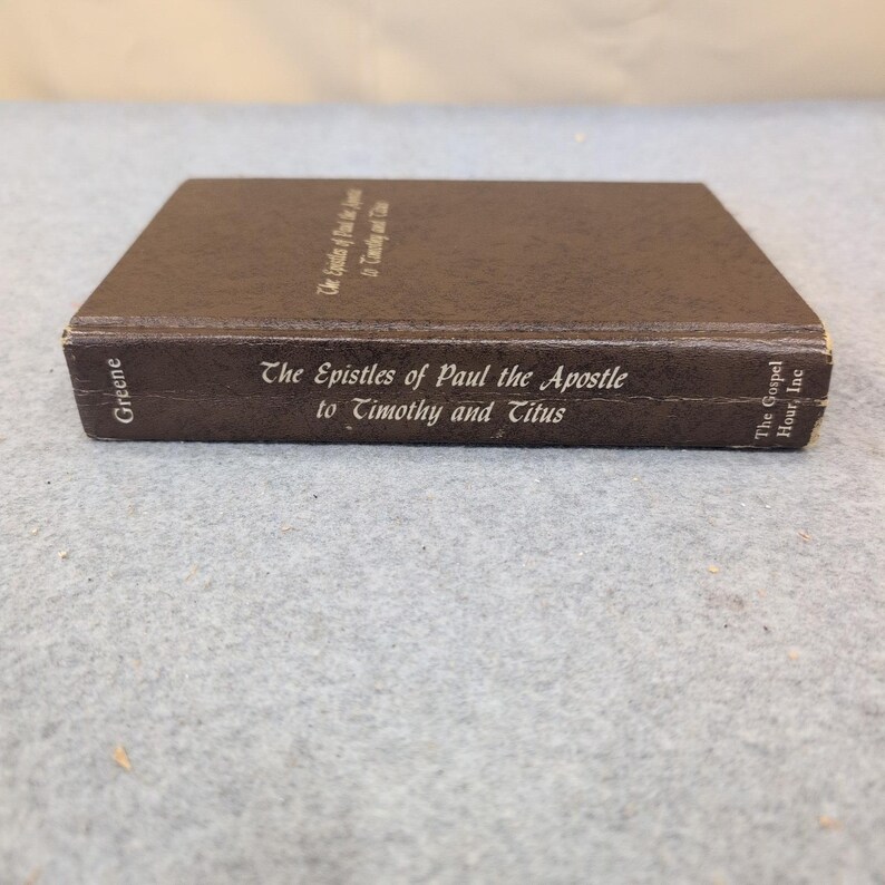 The Epistles of Paul to Timothy and Titus Oliver B Greene Hardcover 1980 VG image 2