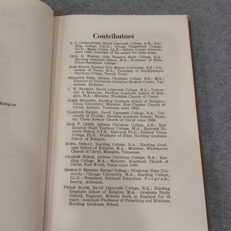What The Bible Teaches 1972 Harding Graduate School of Religion Lectureship Book image 5