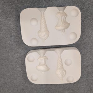 Mini Max Molds 52 Resin Casting Mold Apple Ice Cream Cone Christmas Ornaments image 2