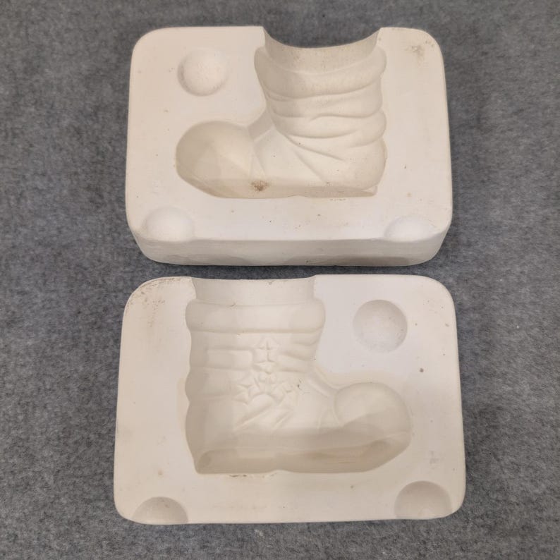 Vintage Mini Max Molds by Air Capital Molds Inc Santa Boot Mold MM 7 image 2