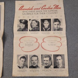 2 Avondale Sun Newspapers 1943 WWII Mill WINS Army-Navy Production Award Alabama image 6
