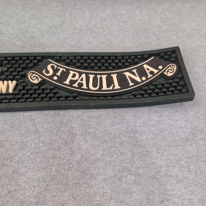 St Pauli N A Bar Mat Rubber Imported From Germany Beer Tap Pad image 4