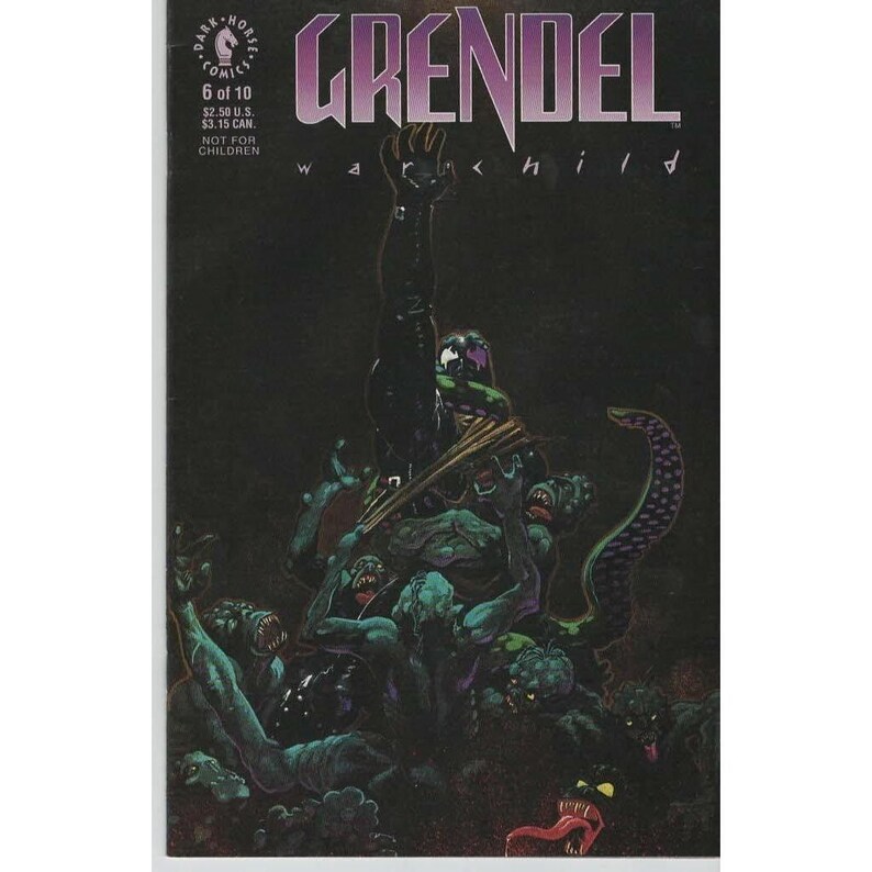 Grendel War Child #6 Bande dessinée Dark Horse Comics 1992 image 1