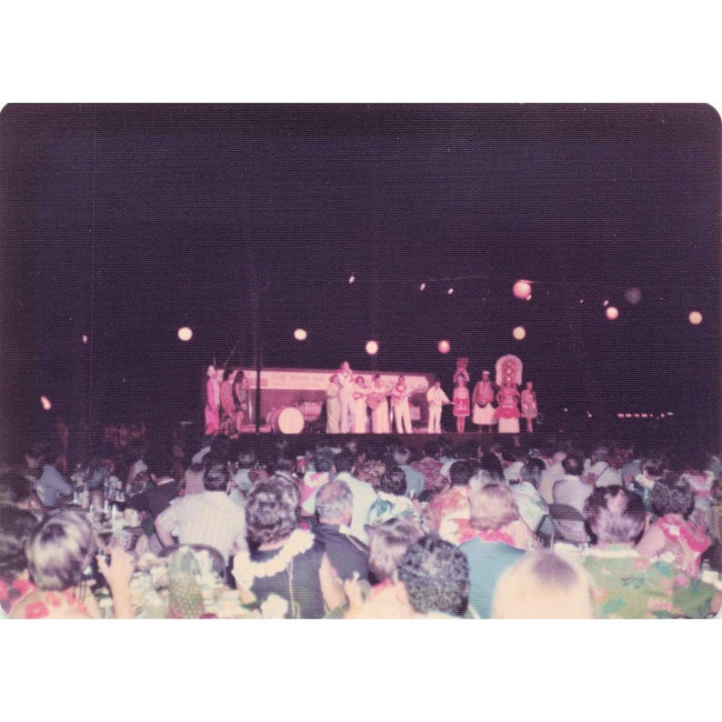 Vintage 1970s Hawaii Pacific USAF Luau Dinner Show Night Photos Lot of 31 image 4