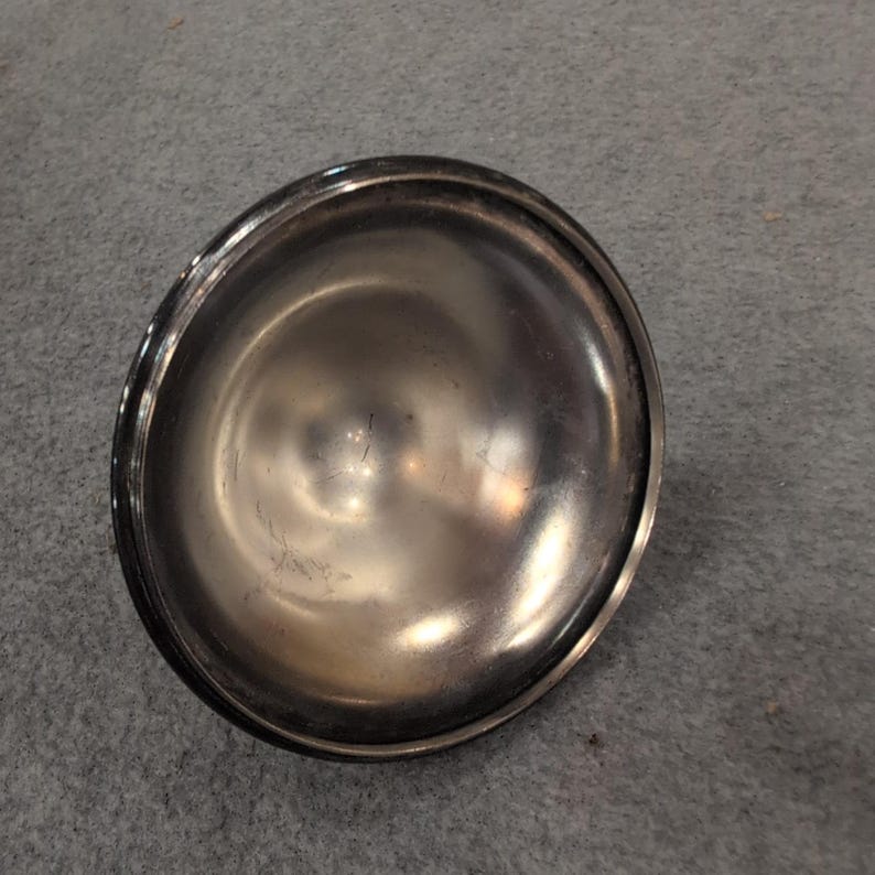 Vintage Silver Plated Footed Sugar Bowl with Lid Ornate Handles Tarnish Decor image 7