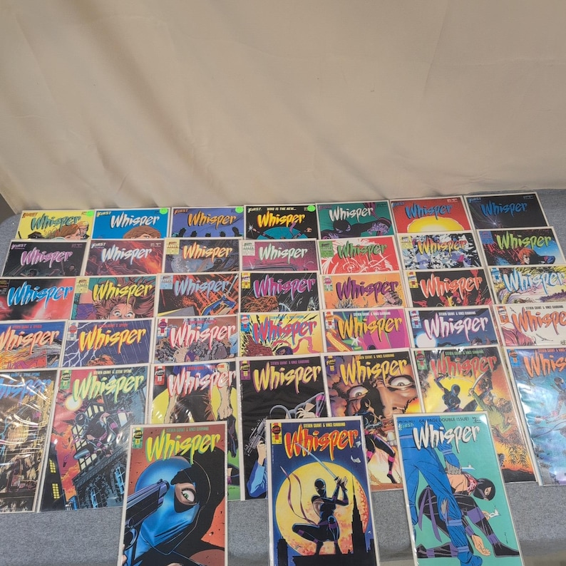 Whisper First Comics Lot 1-37 + Special Steven Grant Steve Epting Ninja image 1