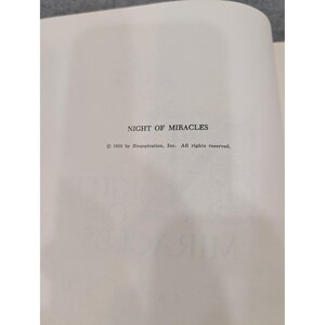 Night of Miracles Christmas Cantata John W Peterson SATB Sheet Music 1958 VG- image 3