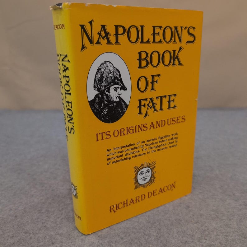 Napoleon's Book of Fate Richard Deacon 1977 First American Edition Hardcover image 1