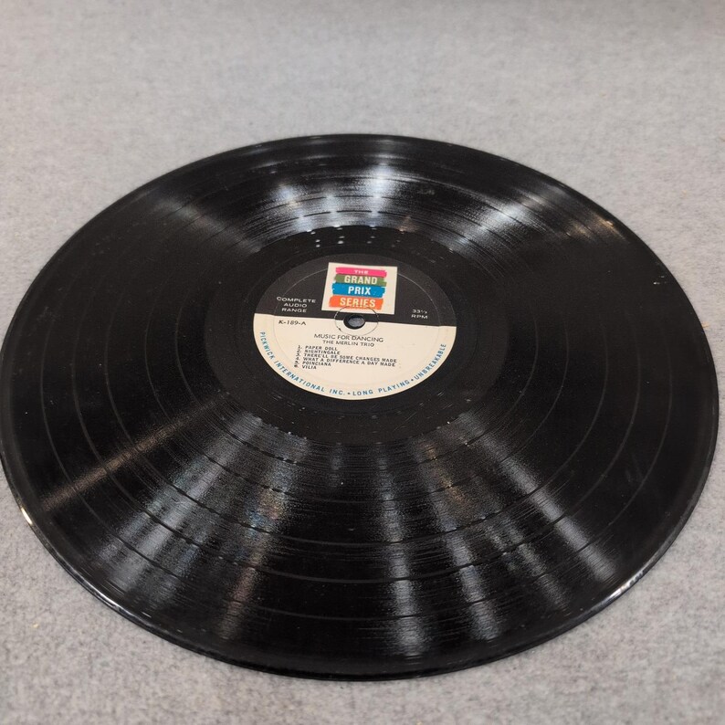 The Merlin Trio Music for Dancing Vinyl LP Grand Prix Series K-189 Pickwick Jazz image 5