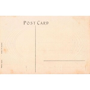 Carte postale ancienne La Catastrophe Trois Petits Chatons Saxe en relief Série 4300 image 2