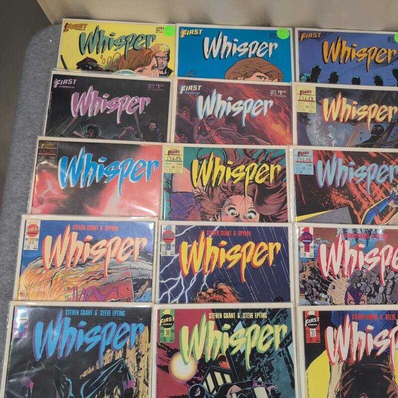 Whisper First Comics Lot 1-37 + Special Steven Grant Steve Epting Ninja image 2