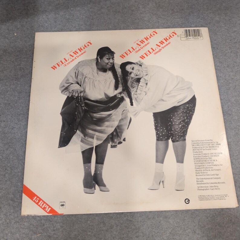 The Weather Girls Well-A-Wiggy 12" Vinyl Singel 45 RPM Columbia 44-05245 1985 bild 2