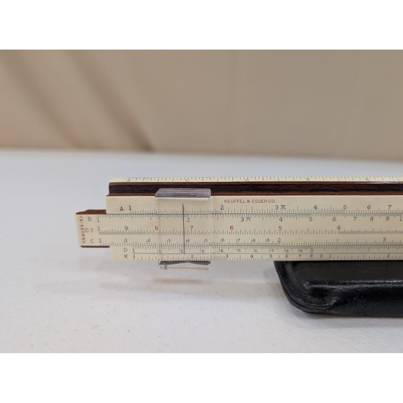 Vintage K & E N4053-3 Rechenschieber mit Koffer – Keuffel Esser Co. USA Bild 6
