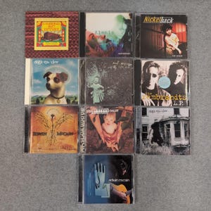 Lotto di 10 CD di rock alternativo anni '90: Alanis Morissette, Goo Goo Dolls, Nickelback, VG+ immagine 1