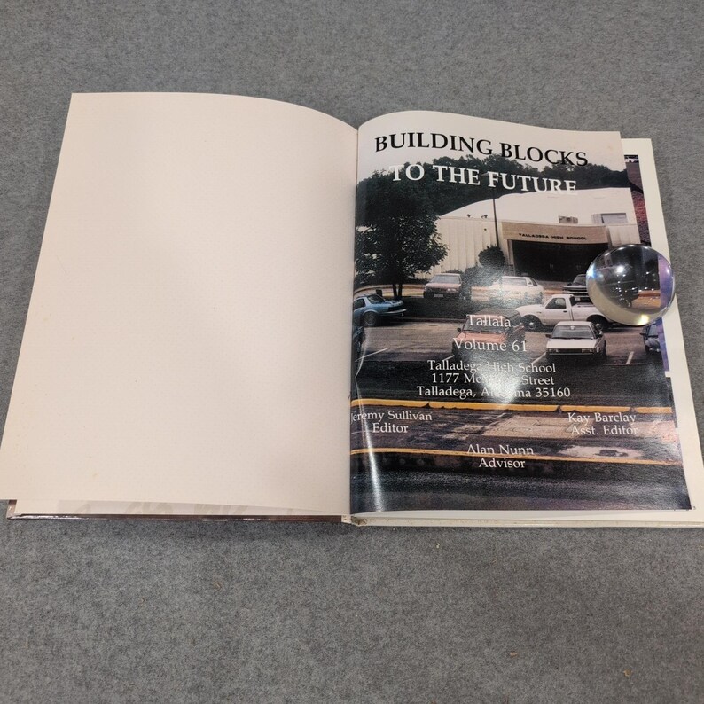 Talladega High School 1998 Yearbook Tallala Vol 61 Alabama Vintage Hardcover image 3