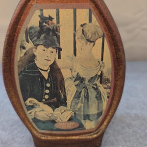 VTG Jim Beam Decanter "Manet / Gare Saint Lazare" Art Series Alabama Label 11.5" image 2