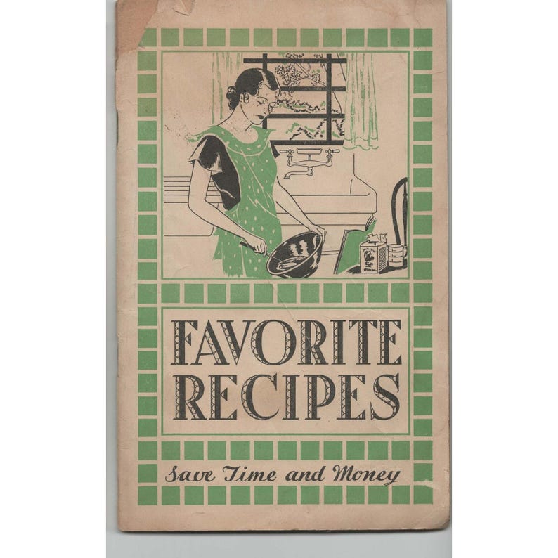 Vintage Lydia E Pinkham Favorite Recipes Booklet Medicine Advertising 1930s NRA image 1