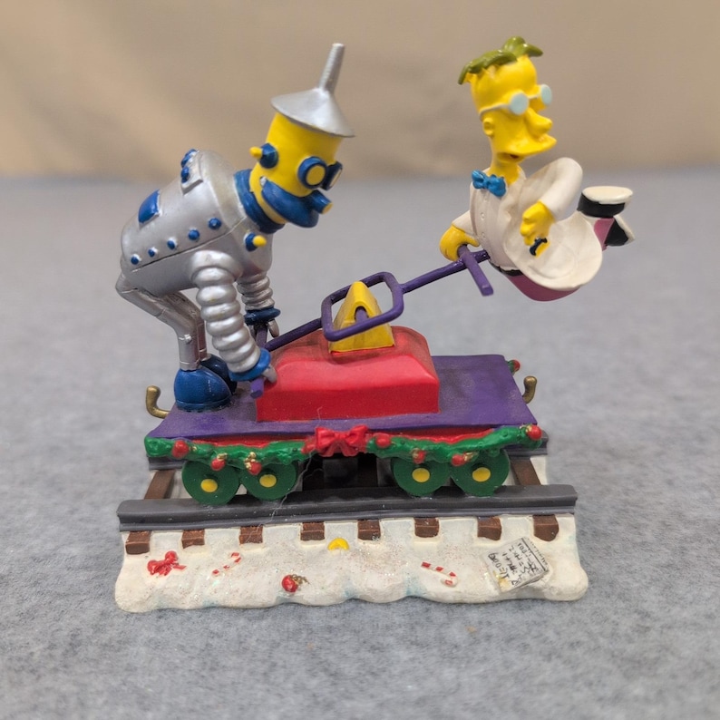 The Simpsons Christmas Express Frink Laboratories Sculpture 2003 Hamilton 1803 image 1