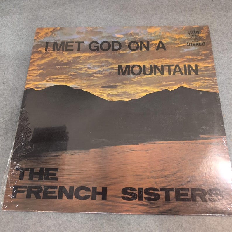The French Sisters I Met God On A Mountain Vinilo LP Firmado Sellado Steeple STP imagen 1
