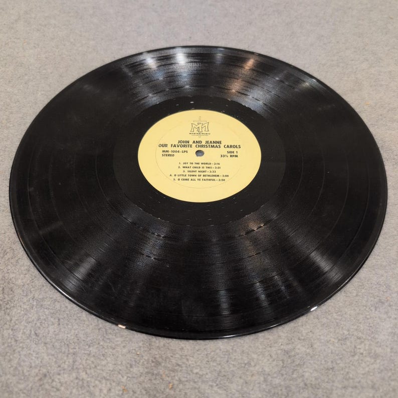 John und Jeanne Unsere Lieblings-Weihnachtslieder Vinyl LP Master Music MM-1004-LPS Bild 3