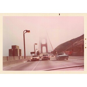 Vintage 1974 Golden Gate Bridge California Road Trip Photo Lot of 10 image 5