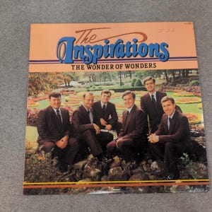 The Inspirations The Wonder of Wonders Vinyl LP Canaan Records CAS-9892 Gospel image 1