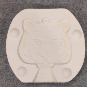 BAMA 145 Tiger Face Silicone Mold for Resin Clay Soap Candle Making image 1