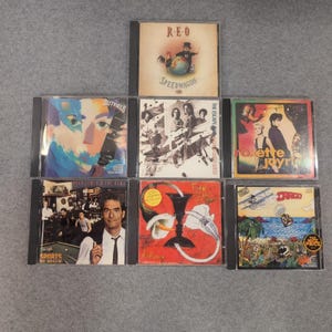 80–90s Alt Rock 7 CD Lot REO Speedwagon Huey Lewis Toad Wet Sprocket Roxette image 1
