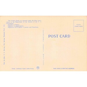 Fordyce Baths Hot Springs National Park AR linnen ansichtkaart c1940 Metrocraft afbeelding 2