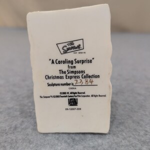 The Simpsons Christmas Express A Caroling Surprise 2003 Figurine Flanders Homer image 6