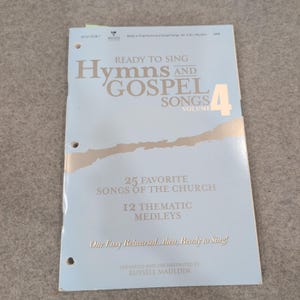 Ready to Sing Hymns and Gospel Songs Volume 4 SATB Choral Book Russell Mauldin image 1