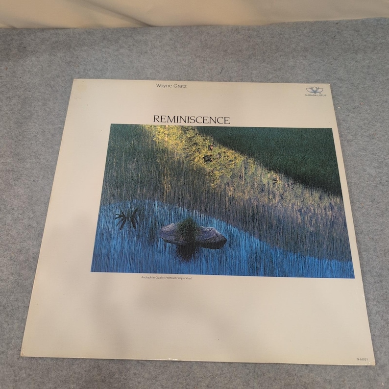 Wayne Gratz Reminiscence Vinyl LP Narada Lotus 1989 New Age Piano N-61023 image 1
