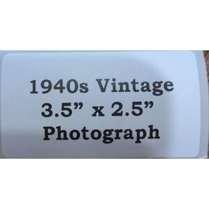 1940s Vintage Photograph Eufaula, AL Man Suit Barn Outdoor Portrait 3.5 x 2.5" image 2