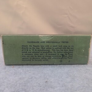 Vtg Rapala Original Finnish Wobbler CD 11S Saltwater Fishing Lure Gold Silver image 8