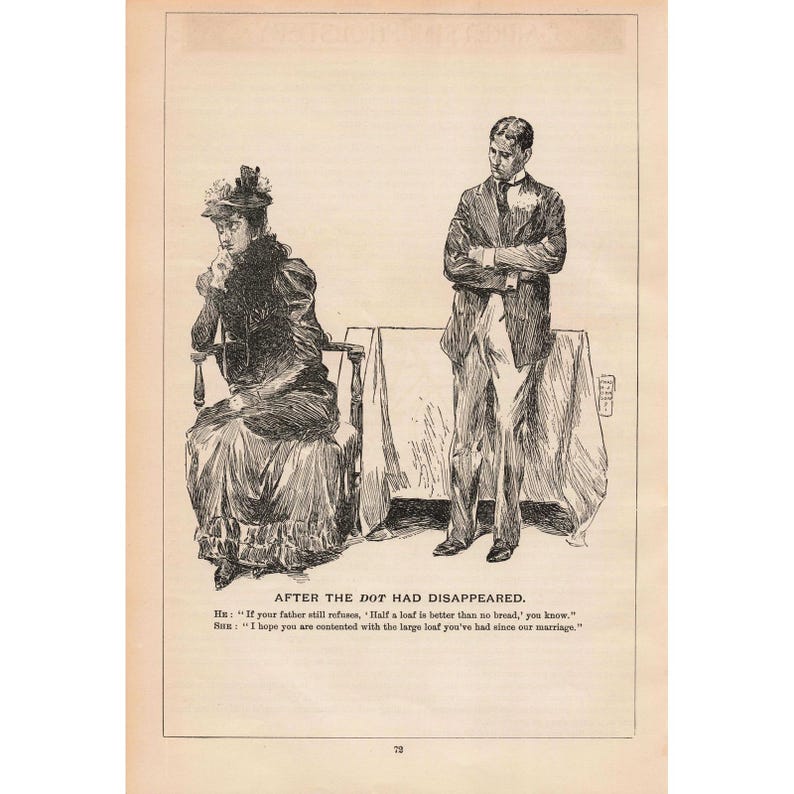 1891 Scribners Magazine Grabado antiguo Después de que el punto había desaparecido C H Johnson imagen 1