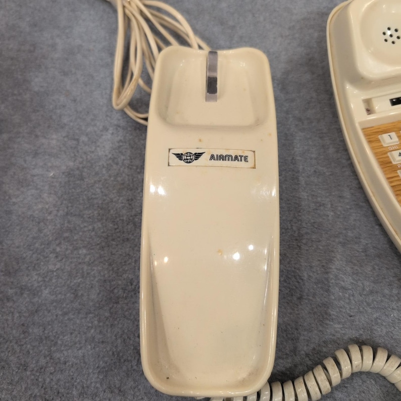 Vintage AIRMATE Beige Dial Push Button Telephone Retro Home Office Desk Phone image 4
