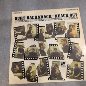 Burt Bacharach Reach Out Vinyl LP A&M Records SP-4131 Stereo 1967 Pop Lounge image 1