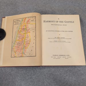 A Harmony of the Gospels for Historical Study Stevens Burton 1932 Scribner's image 5