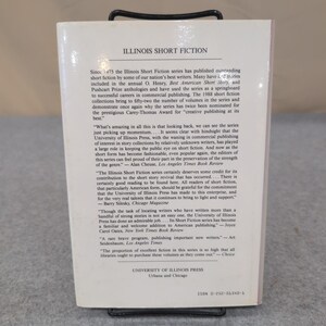Water into Wine Helen Norris Illinois Short Fiction Hardcover 1988 0252015401 image 2