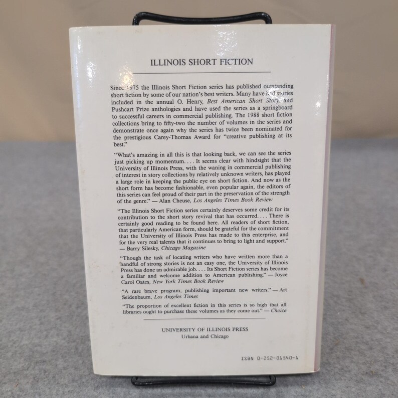 Water into Wine Helen Norris Illinois Short Fiction Hardcover 1988 0252015401 image 2