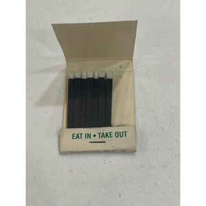 Vintage The Rib Rack Restaurant Matchbook Alexandria VA Collectible Pig image 3