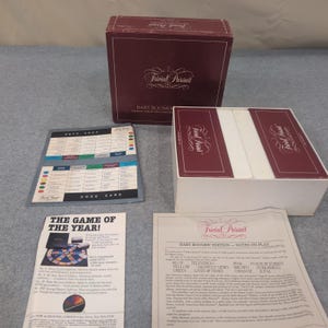 Trivial Pursuit Baby Boomer Edition Subsidiary Card Set 1983 Vintage Trivia Game image 1