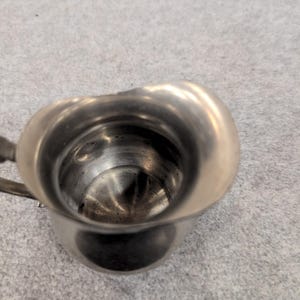 Vintage Pewter Pitcher Creamer Small Jug WEB 1137 image 3
