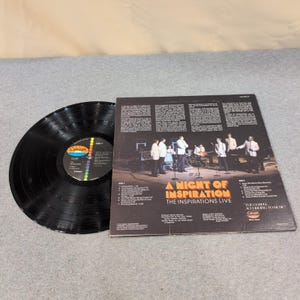 The Inspirations A Night of Inspiration Live Signed Vinyl LP Canaan CAS-9803-LP image 5