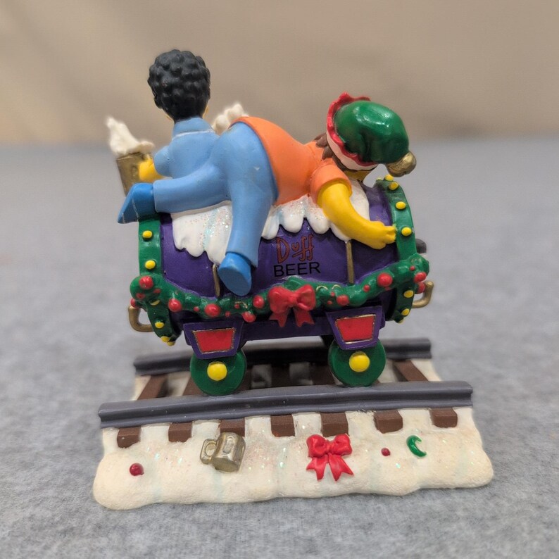 The Simpsons Christmas at Moe's Figurine Christmas Express Collection 2003 image 3