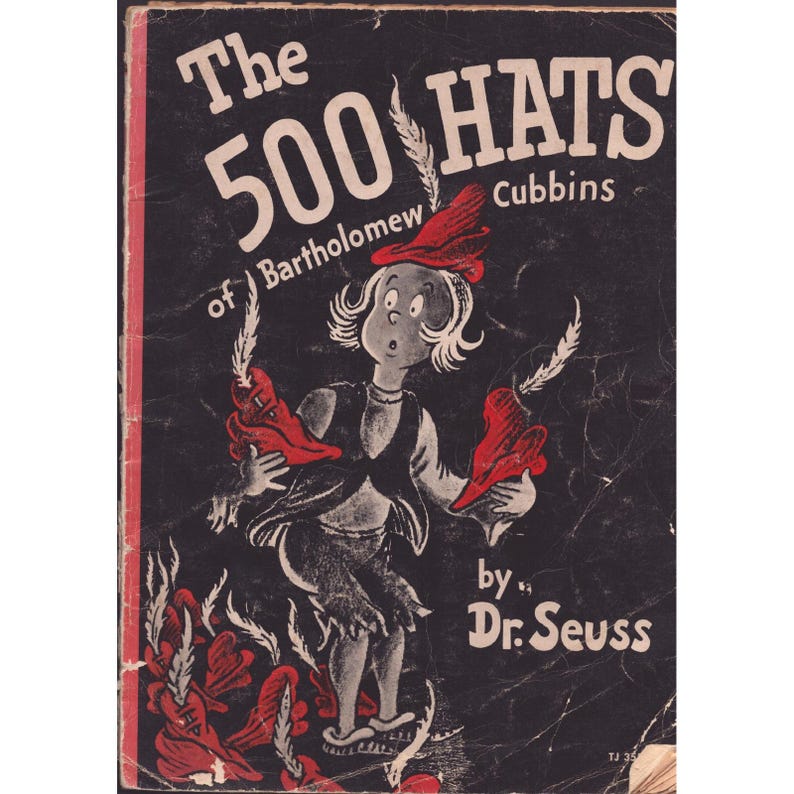 The 500 Hats of Bartholomew Cubbins Dr Seuss Scholastic Paperback Book image 1